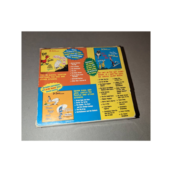 Dr. Seuss Presents Greatest Hits Box CD 2.5 Hours Classic Stories Buddha Records - Picture 9 of 10